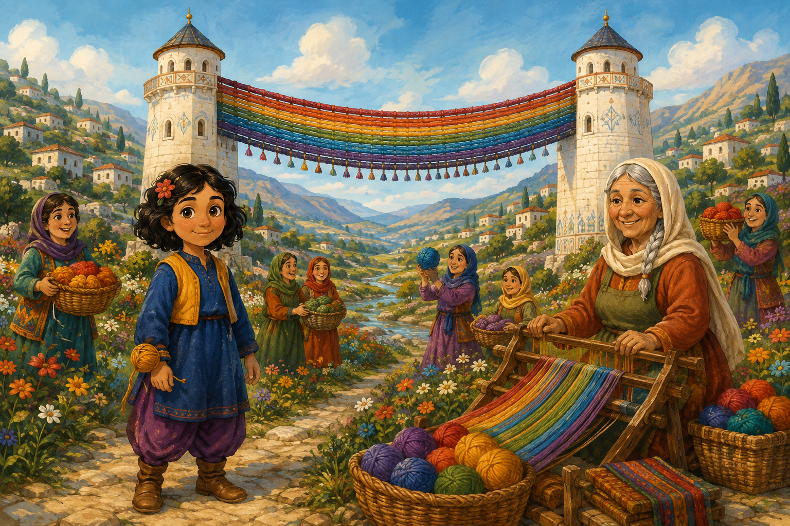 Nergis ve Kehribar İplik: Sökülen Gökkuşağı Köprüsünün Klasik Masalı