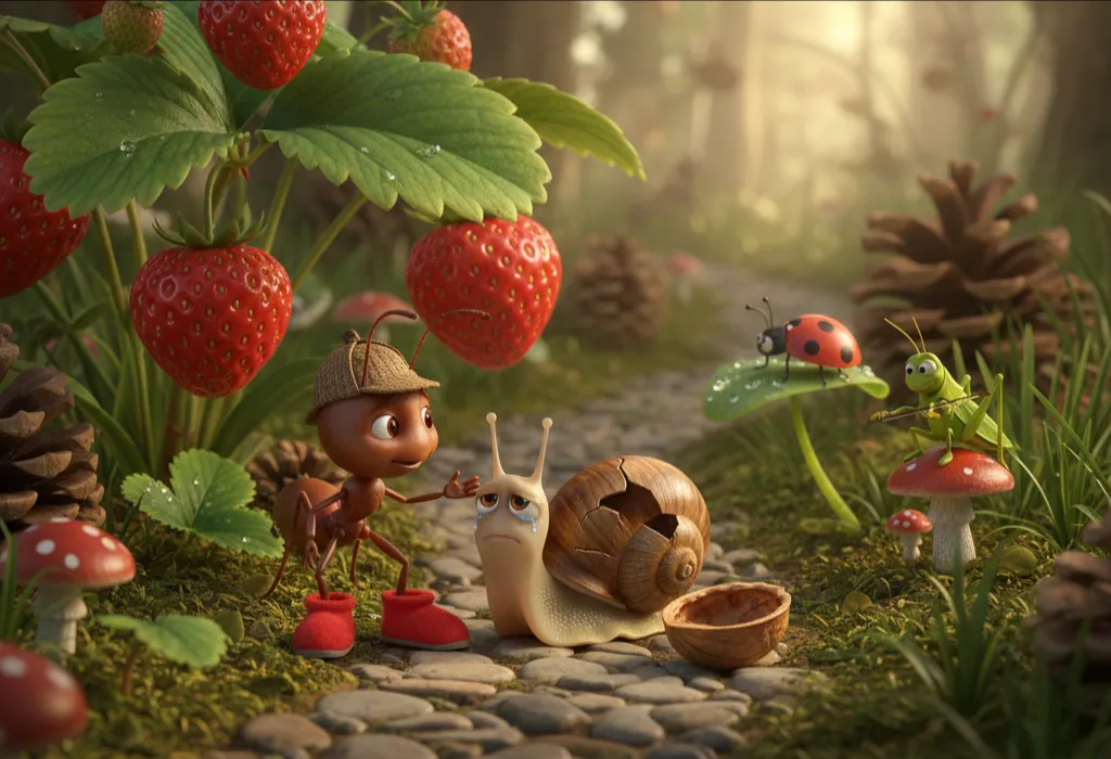 Keşfet Kayıp Pabuçların Gizemi: Karınca Çıtçıt'ın Dedektiflik Macerası