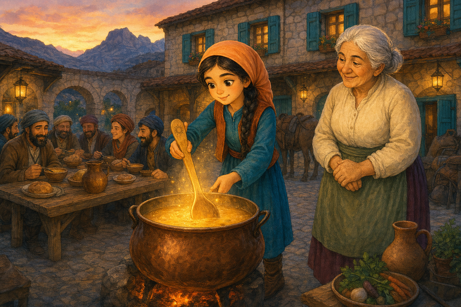 Keşfet İnci ve Safran Kaşık: Bereketli Hanın Klasik Masalı
