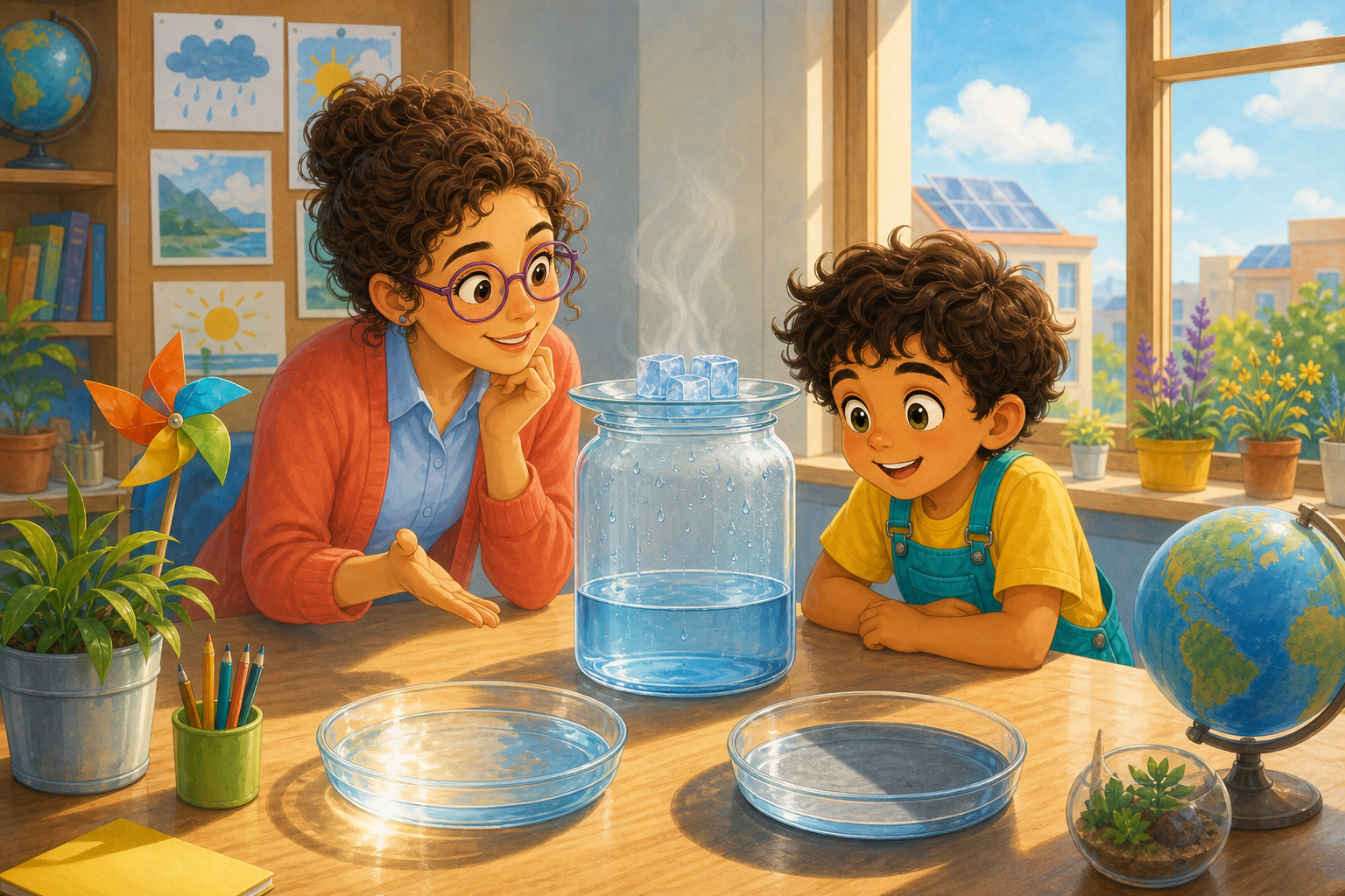 Deniz ve Yağmur Kavanozu: Su Döngüsünün Eğitici Masalı — görsel 2