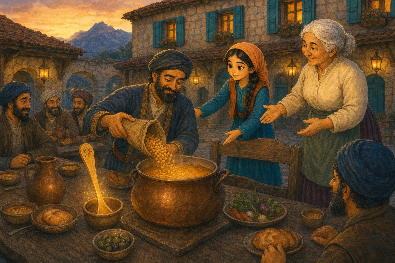 İnci ve Safran Kaşık: Bereketli Hanın Klasik Masalı — görsel 4