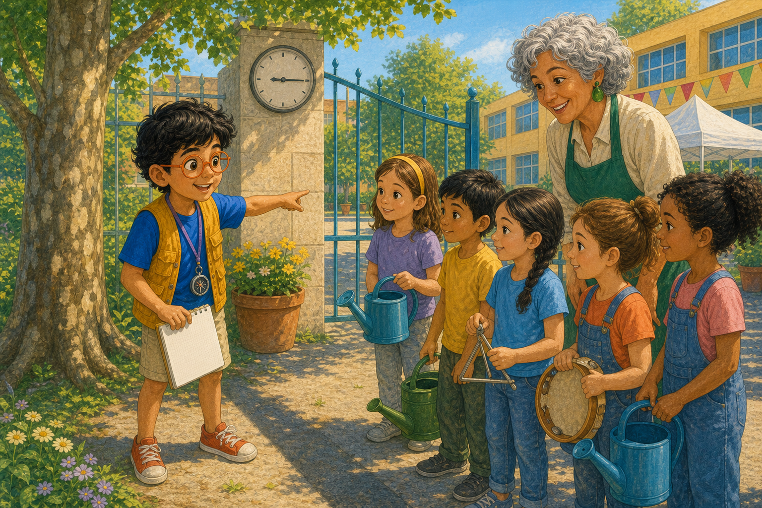 Bartu ve Gölgelerin Taş Saati: Güneş Saati Nasıl Çalışır? — görsel 1