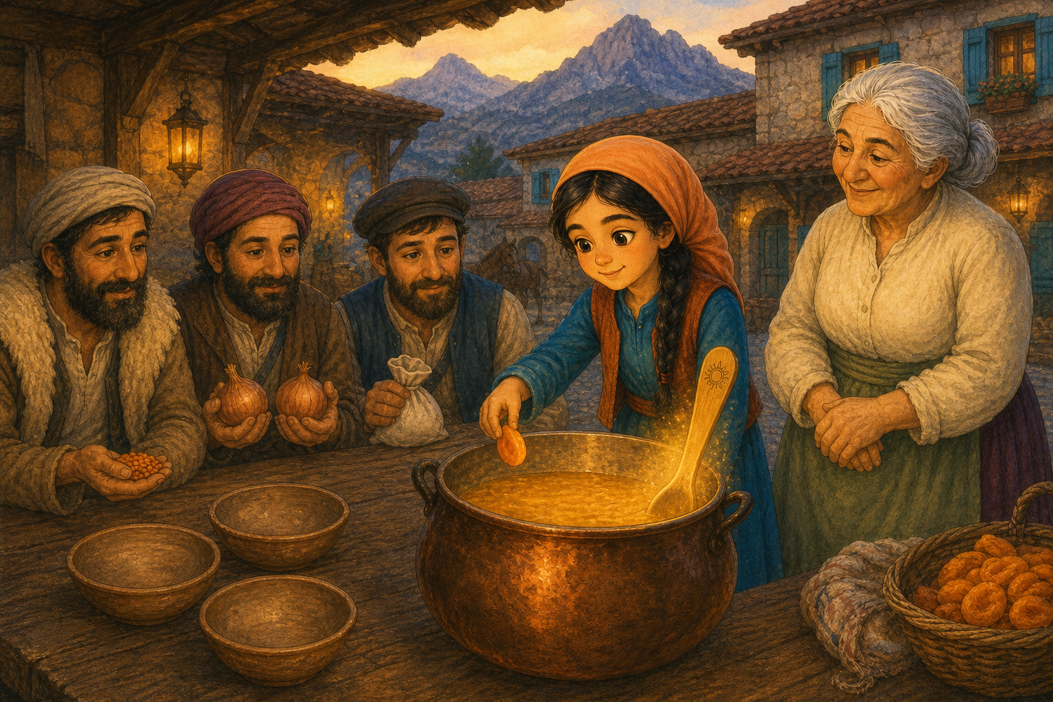 İnci ve Safran Kaşık: Bereketli Hanın Klasik Masalı — görsel 2