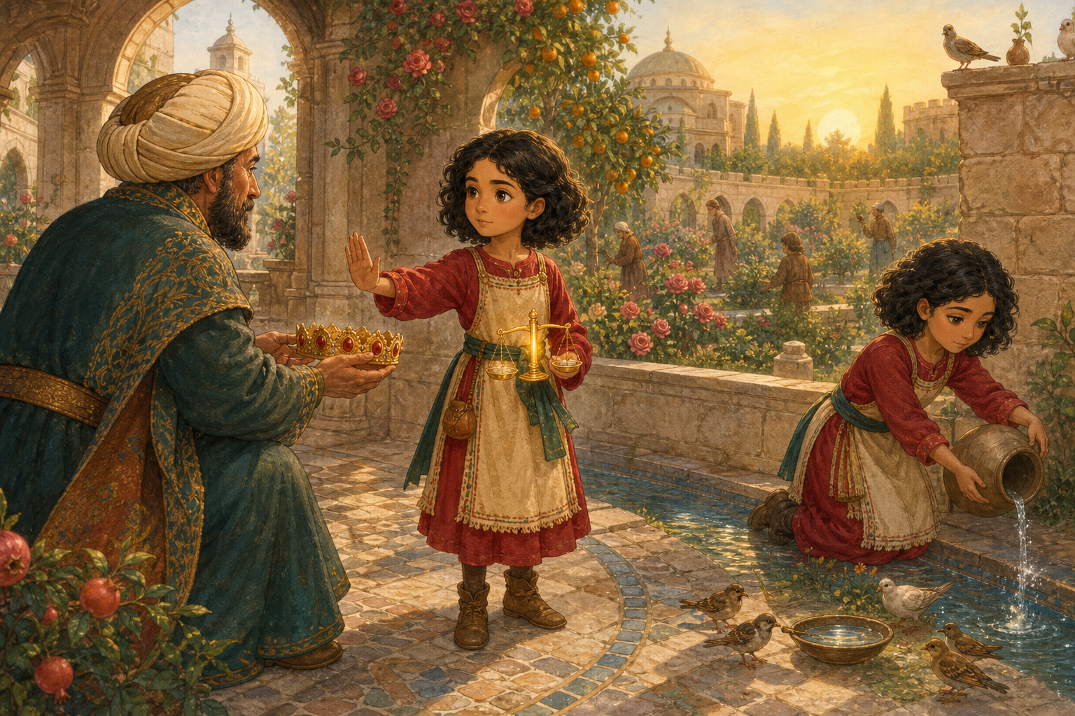 Nilda ve Sedef Terazi: Şafak Bahçesinin Klasik Masalı — görsel 4