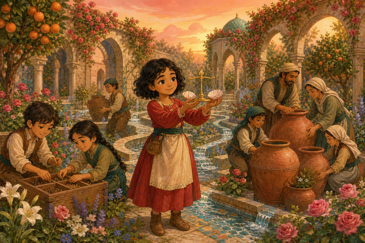 Nilda ve Sedef Terazi: Şafak Bahçesinin Klasik Masalı — görsel 5