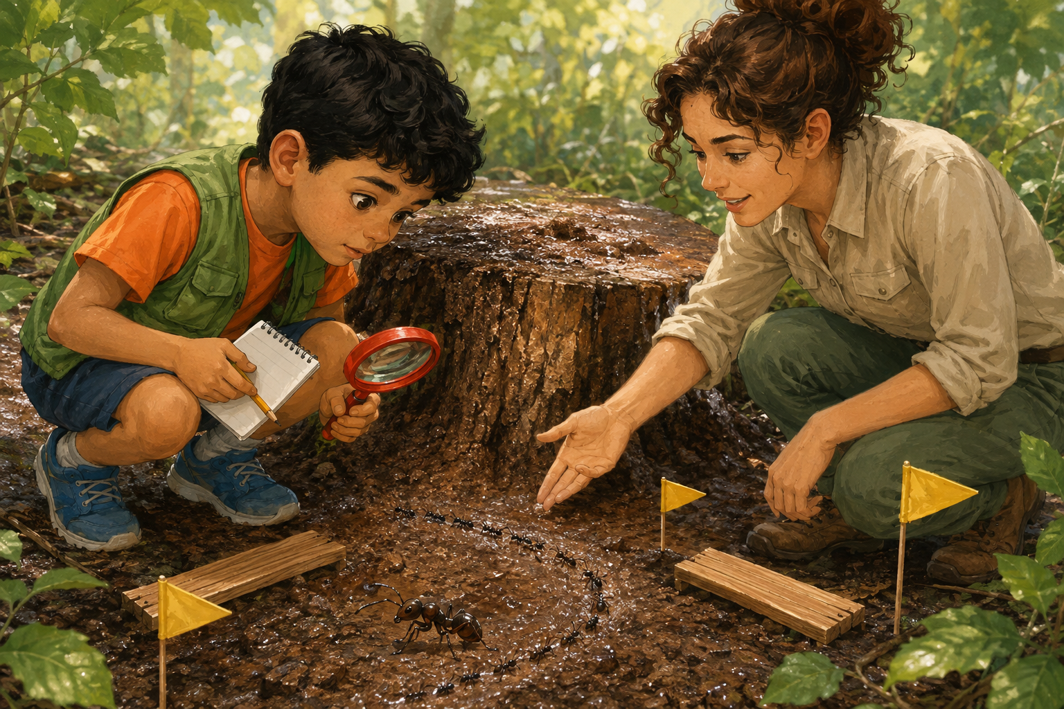 Kerem ile İzci: Karıncalar Yollarını Nasıl Bulur? — görsel 1