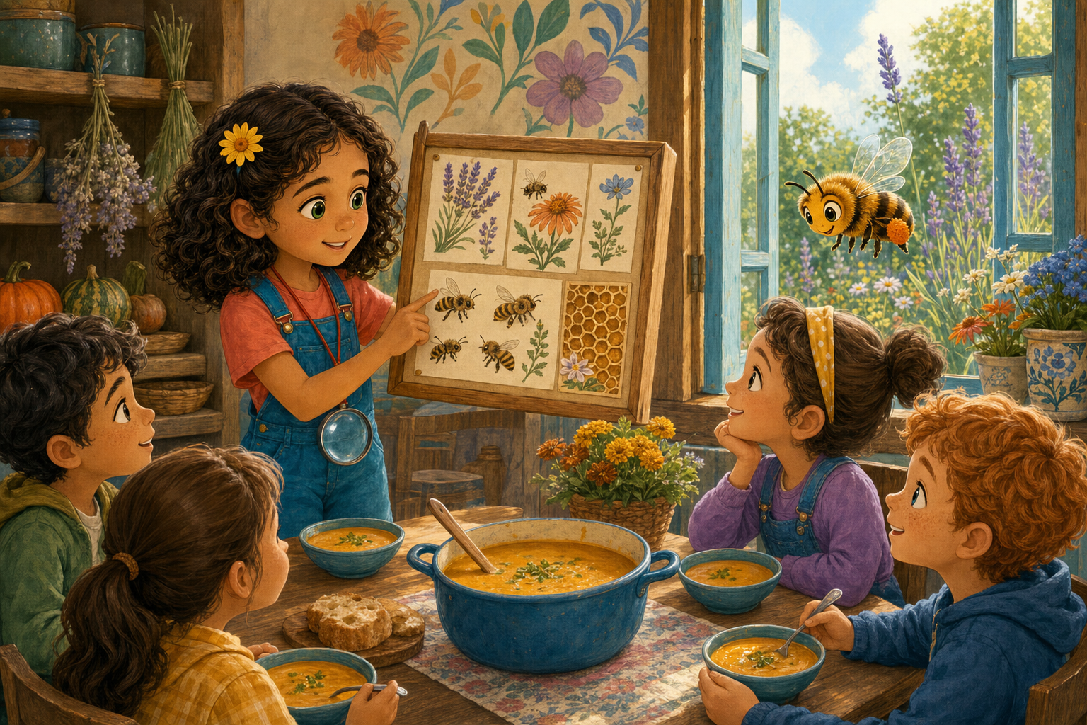 Selin ile Pırıltı: Arıların Dans Eden Haritası — görsel 6