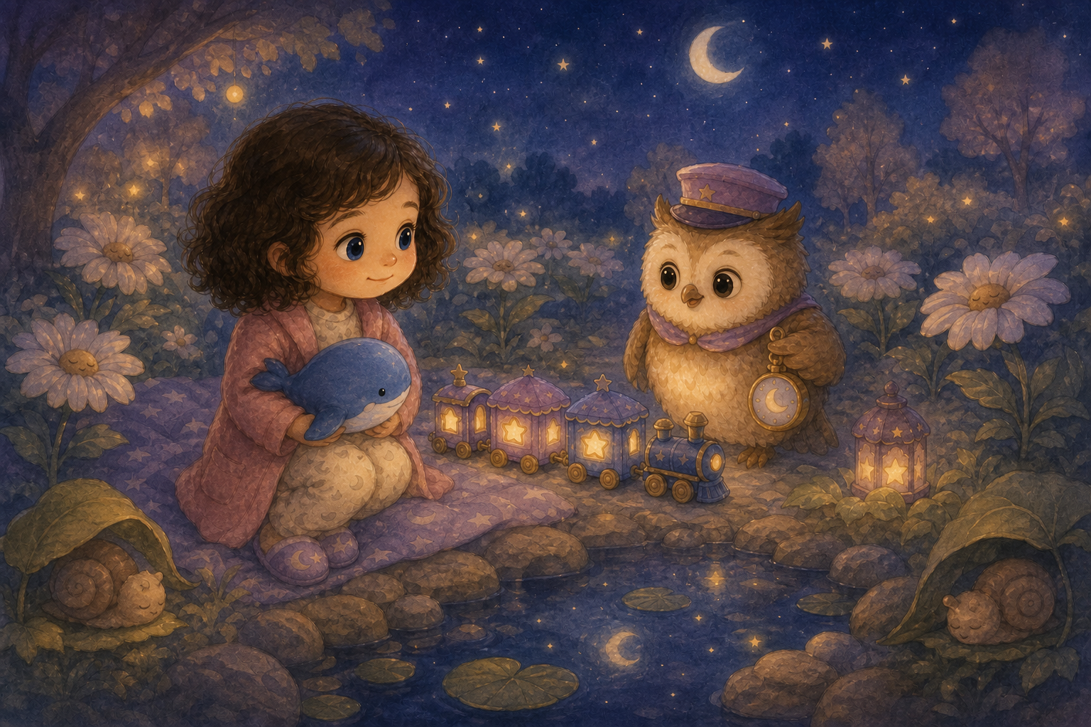 Lina ve Uykucu Yıldız Treni: Sakin Bir Gece Masalı — görsel 4