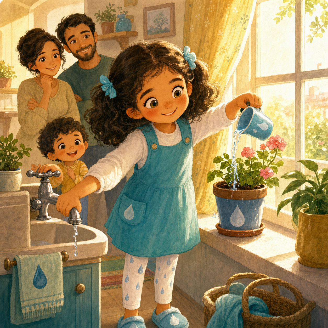 Damla ile Pırıl: Su Tasarrufu Masalı — görsel 5