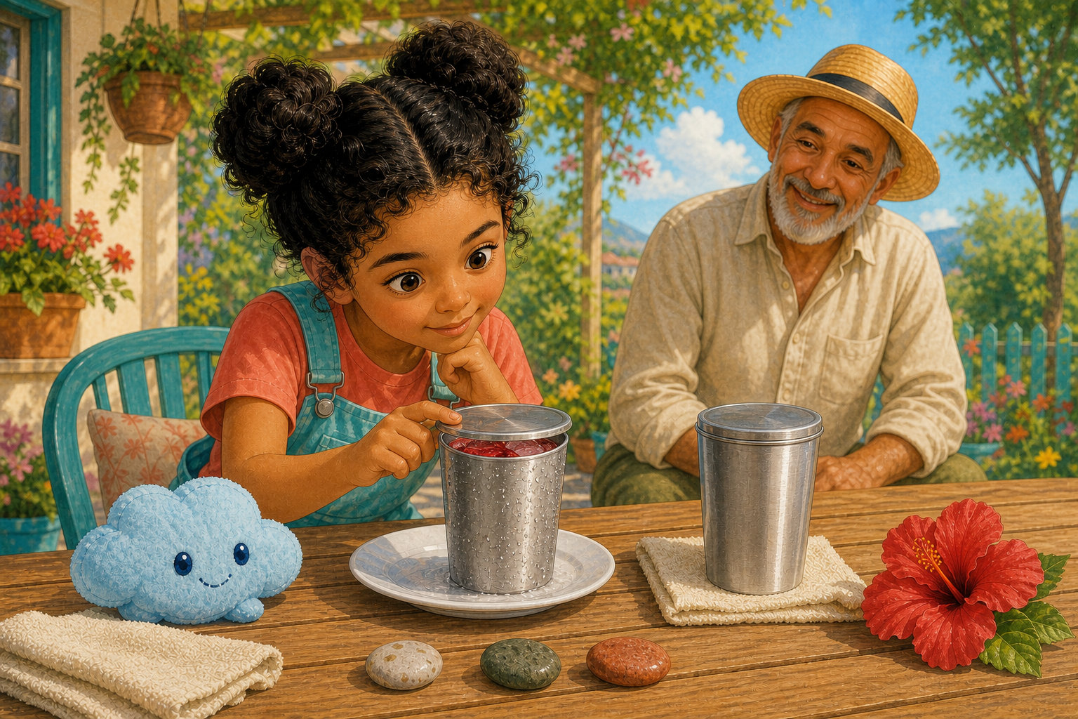 İdil ile Buğu: Soğuk Bardak Neden Terler? — görsel 2