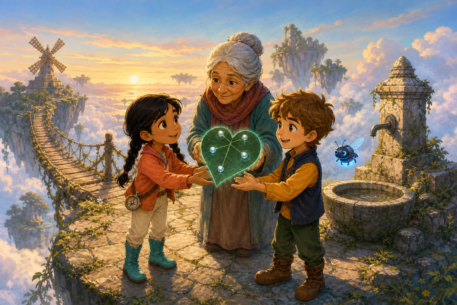 Dora ile Eren ve Uçan Adaların Çiy Haritası — görsel 1