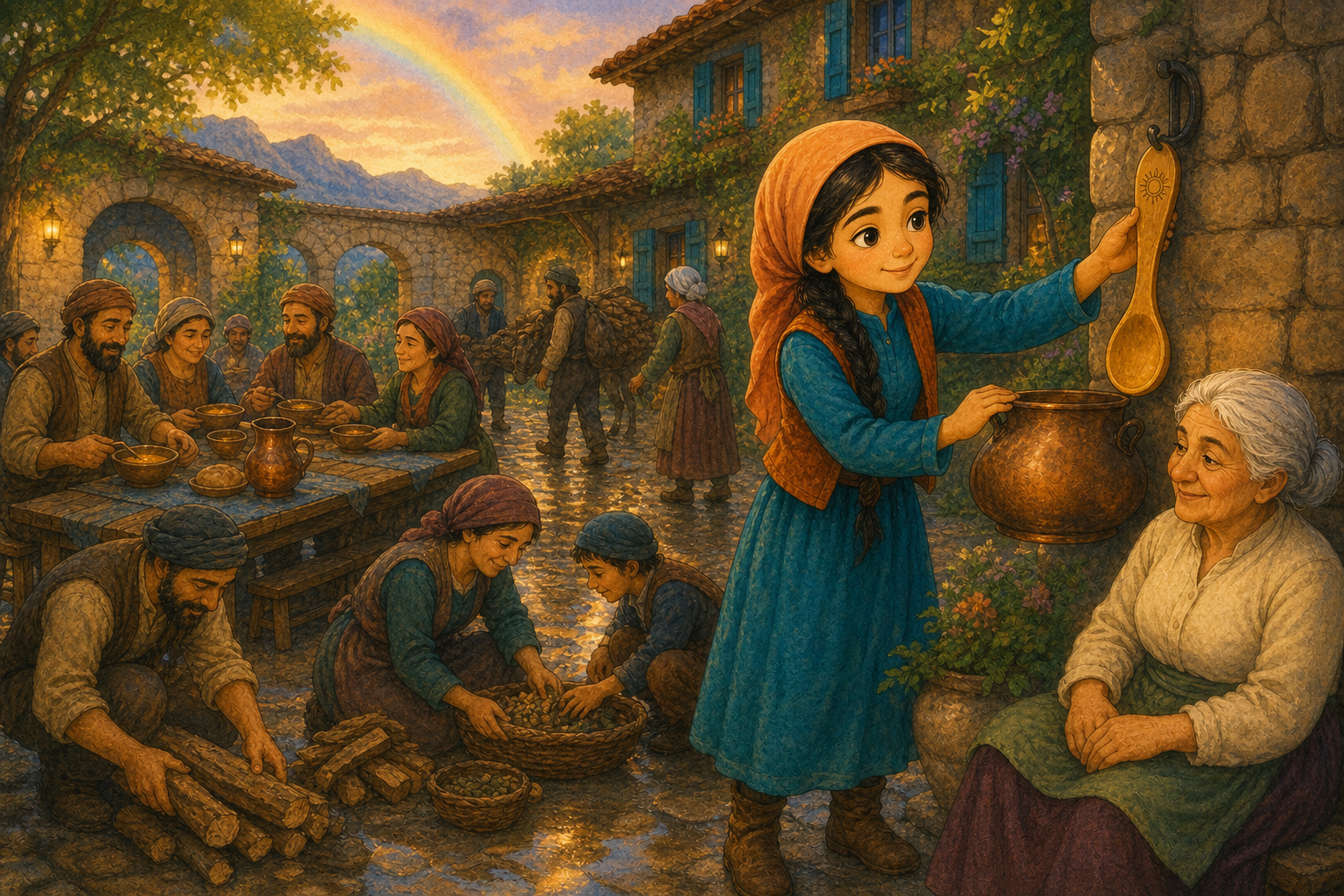 İnci ve Safran Kaşık: Bereketli Hanın Klasik Masalı — görsel 5