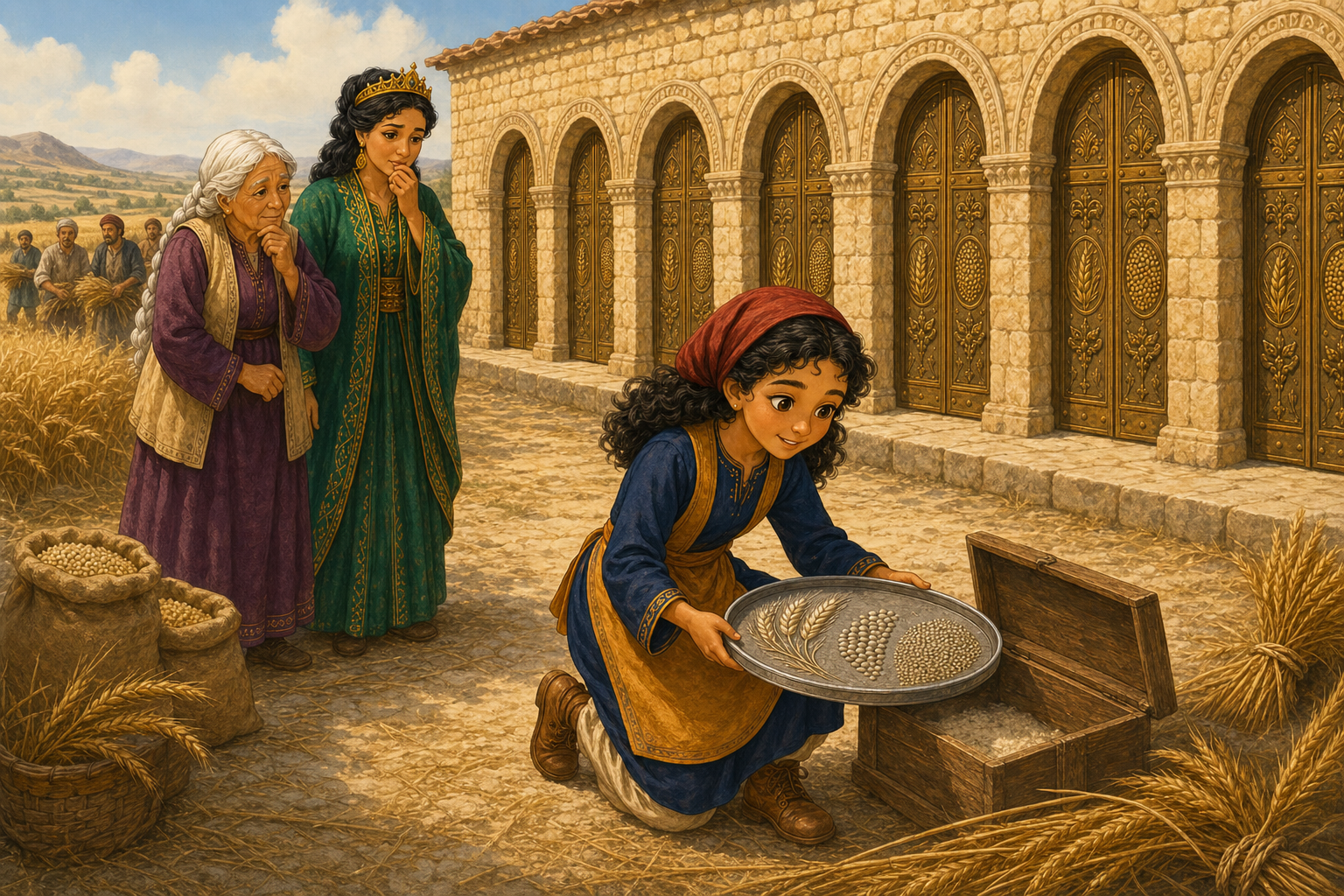 Rana ve Gümüş Elek: Yedi Ambarın Klasik Masalı — görsel 1