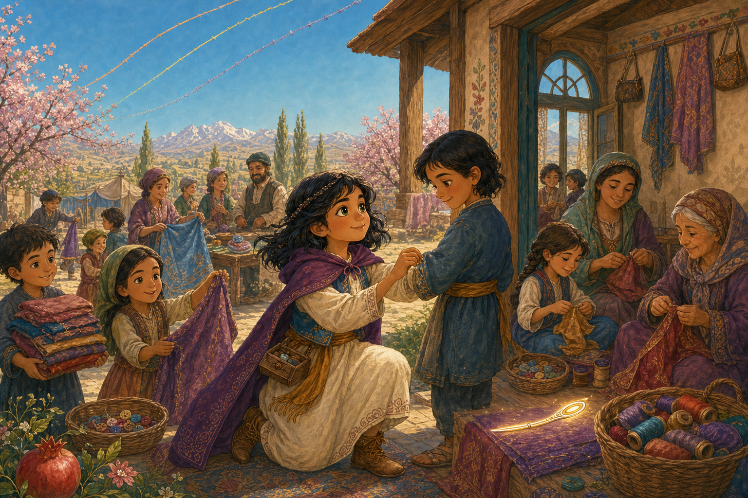 Lal ile Sedef İğne: Yırtılan Göğün Klasik Masalı — görsel 6