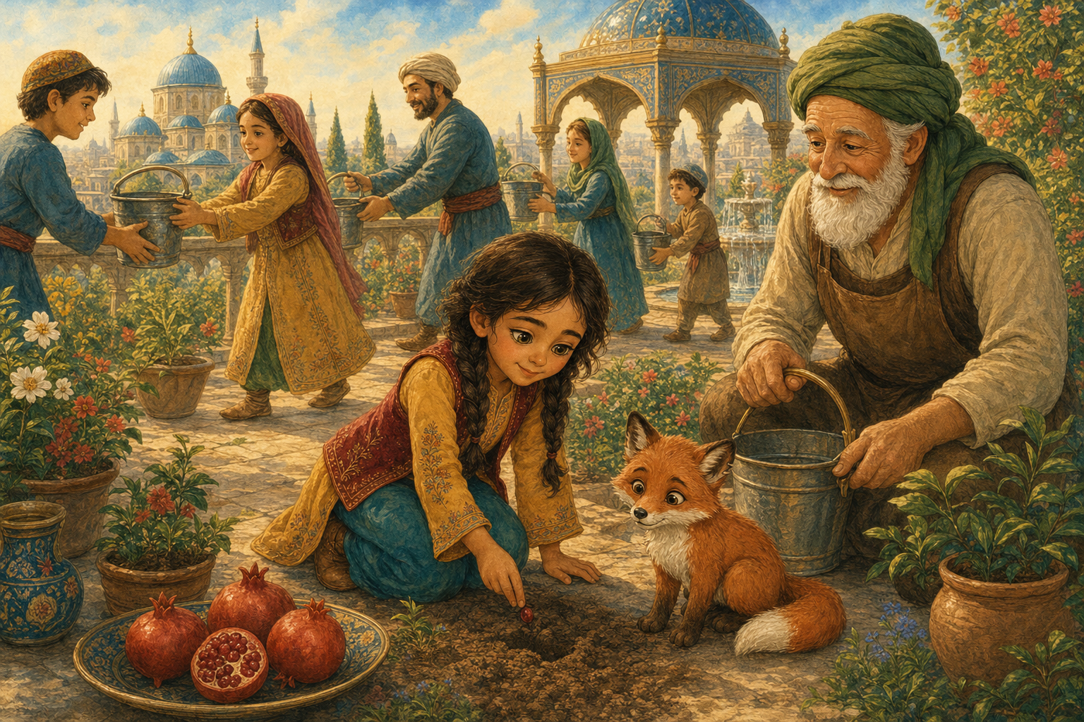 Melek ve Üç Nar Tanesi: Adil Kalbin Klasik Masalı — görsel 4