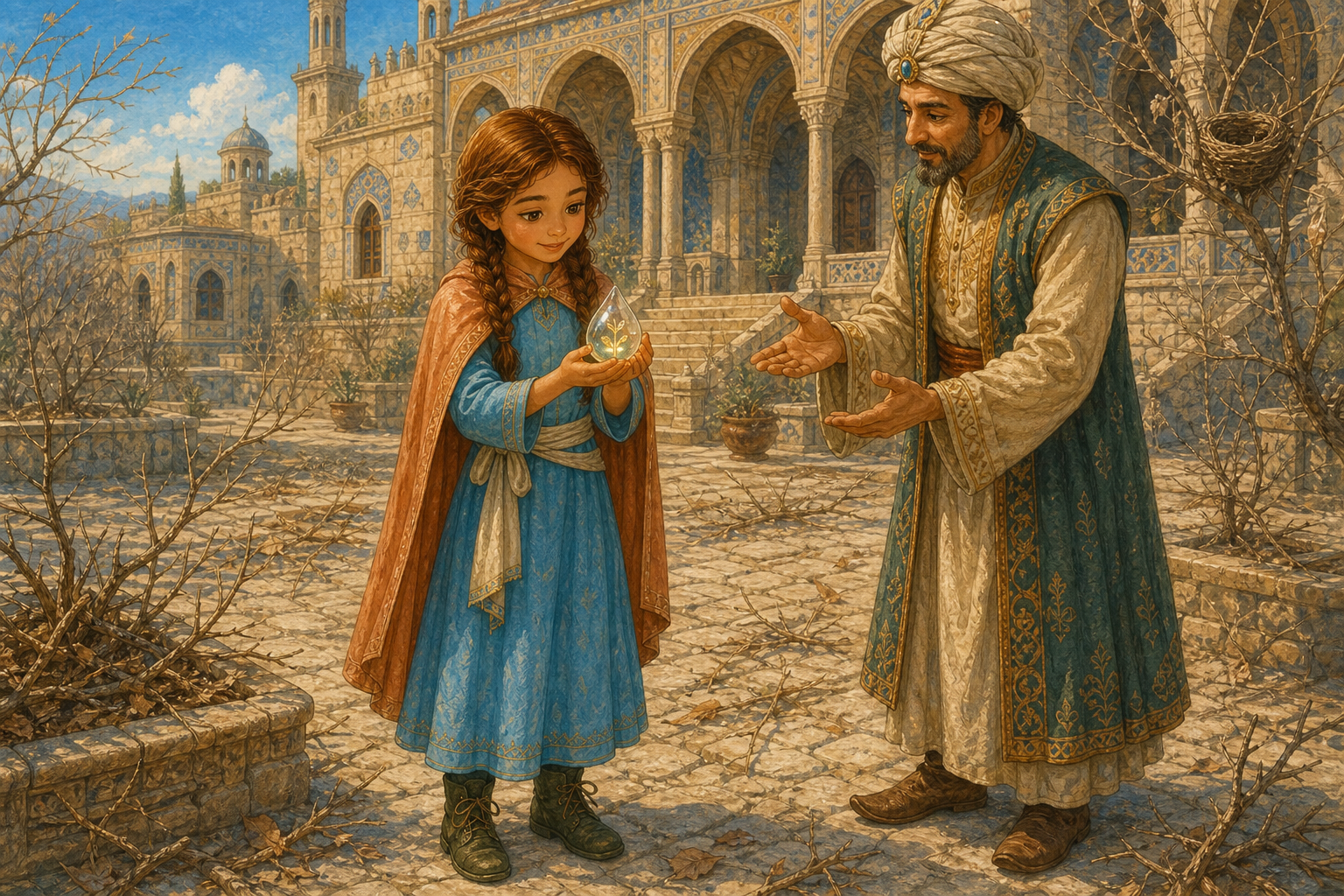 Yaren ve Camdan Tohum: Solmayan Dileğin Klasik Masalı — görsel 1