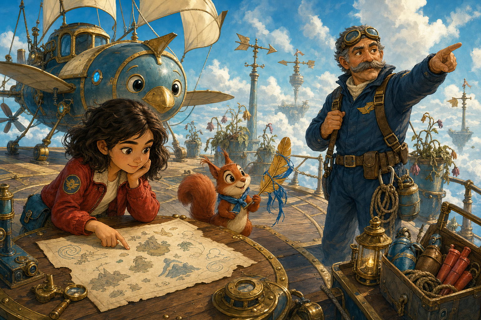 Zeynep ve Gökyüzü Adası: Kayıp Rüzgâr Pusulası — görsel 1