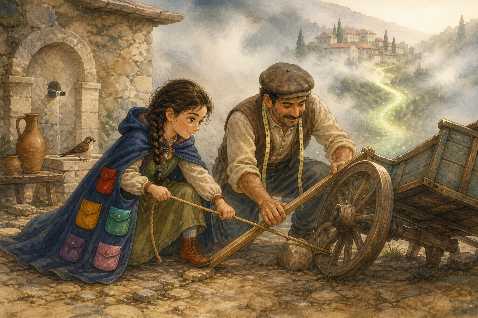 Seher ve Yedi Cepli Pelerin: Kayıp Yolcuların Klasik Masalı — görsel 2