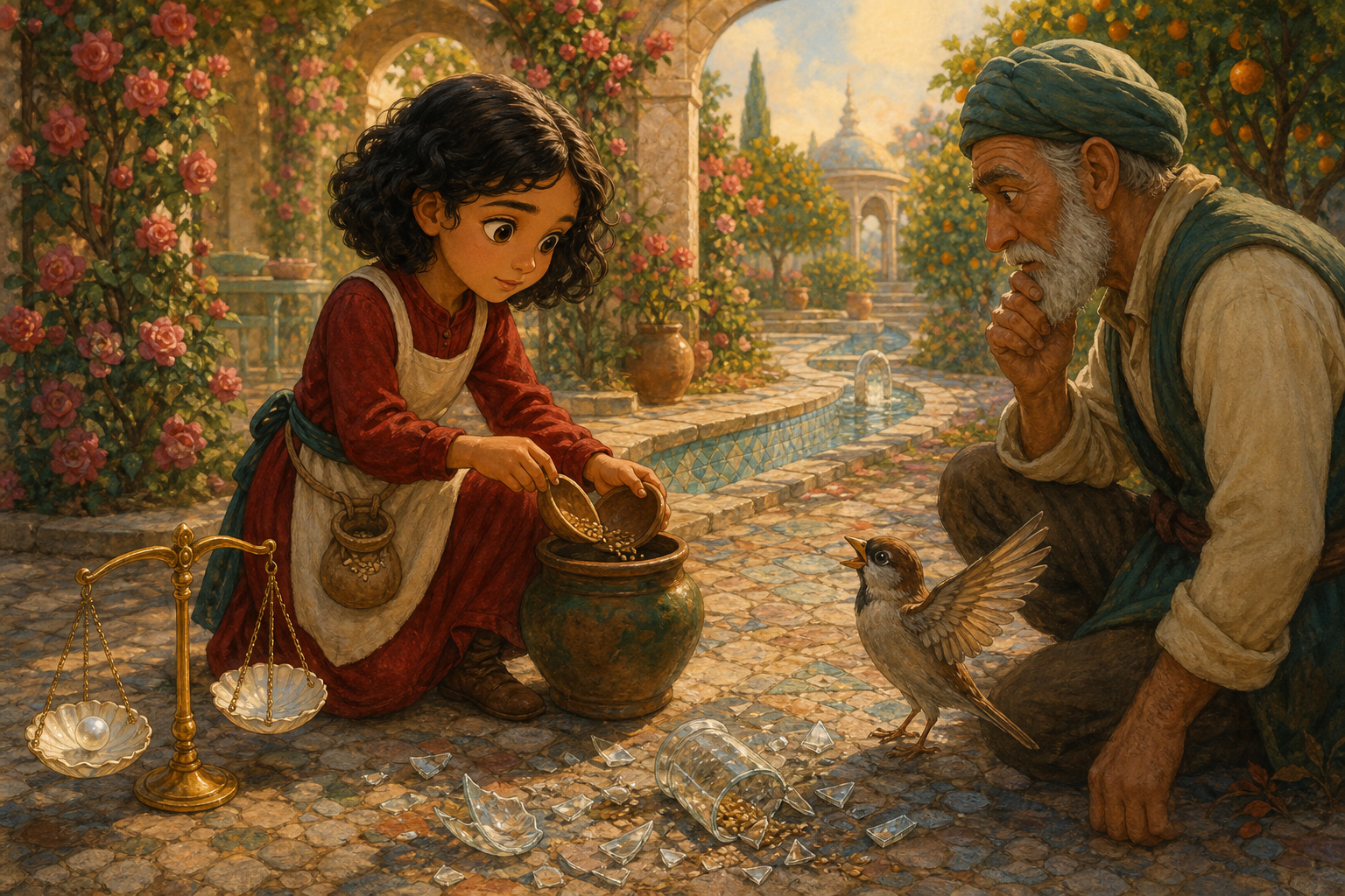 Nilda ve Sedef Terazi: Şafak Bahçesinin Klasik Masalı — görsel 2
