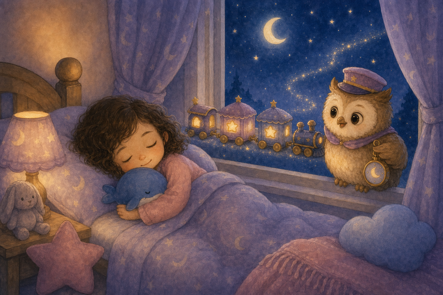 Lina ve Uykucu Yıldız Treni: Sakin Bir Gece Masalı — görsel 6